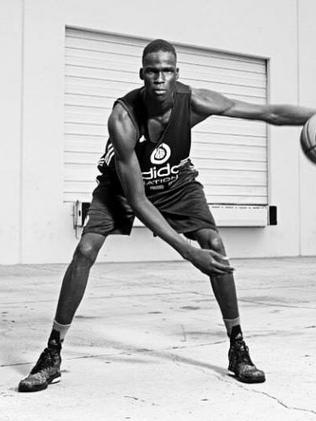 Emerging Aussie NBA star Thon Maker.