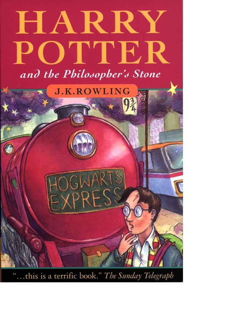 08/2000.Book cover. Cover of the book "Harry Potter and the Philosopher's Stone" by JK Rowling.