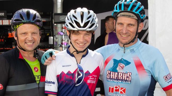 Thousands of cyclists took to the streets of the river city on Sunday for the Tour de Brisbane. \Photo: Grace Kessels.