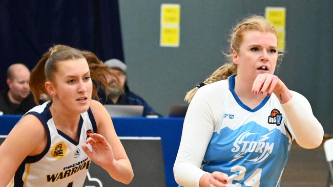 Bellarine Storm captain Jaimee Crombie against Pakenham. Picture: Wes Cusworth.