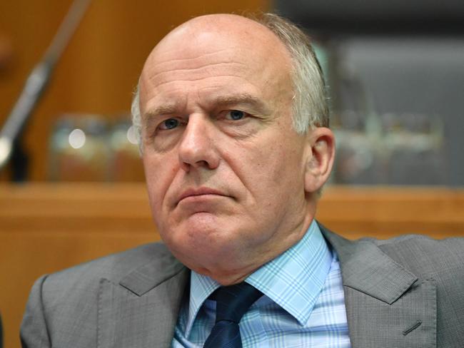 Liberal Senator Eric Abetz has made some comments about GetUp! targeting personalities instead of issues. Picture: AAP/Mick Tsikas