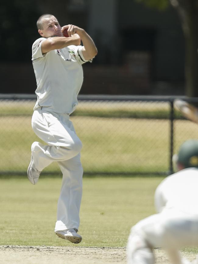 Graeme Rummans bowling his little slowies. They earned him 15 wickets last season.