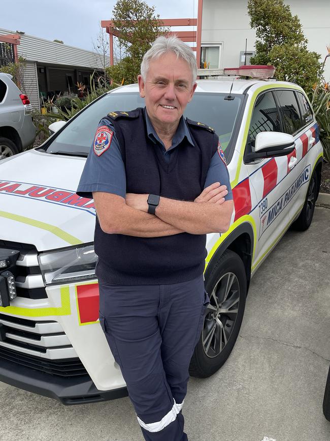 Ambulance Victoria's Terry Marshall. Picture: supplied