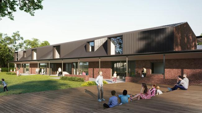 An architectural render of a planned upgrade at Bangalow Public School.