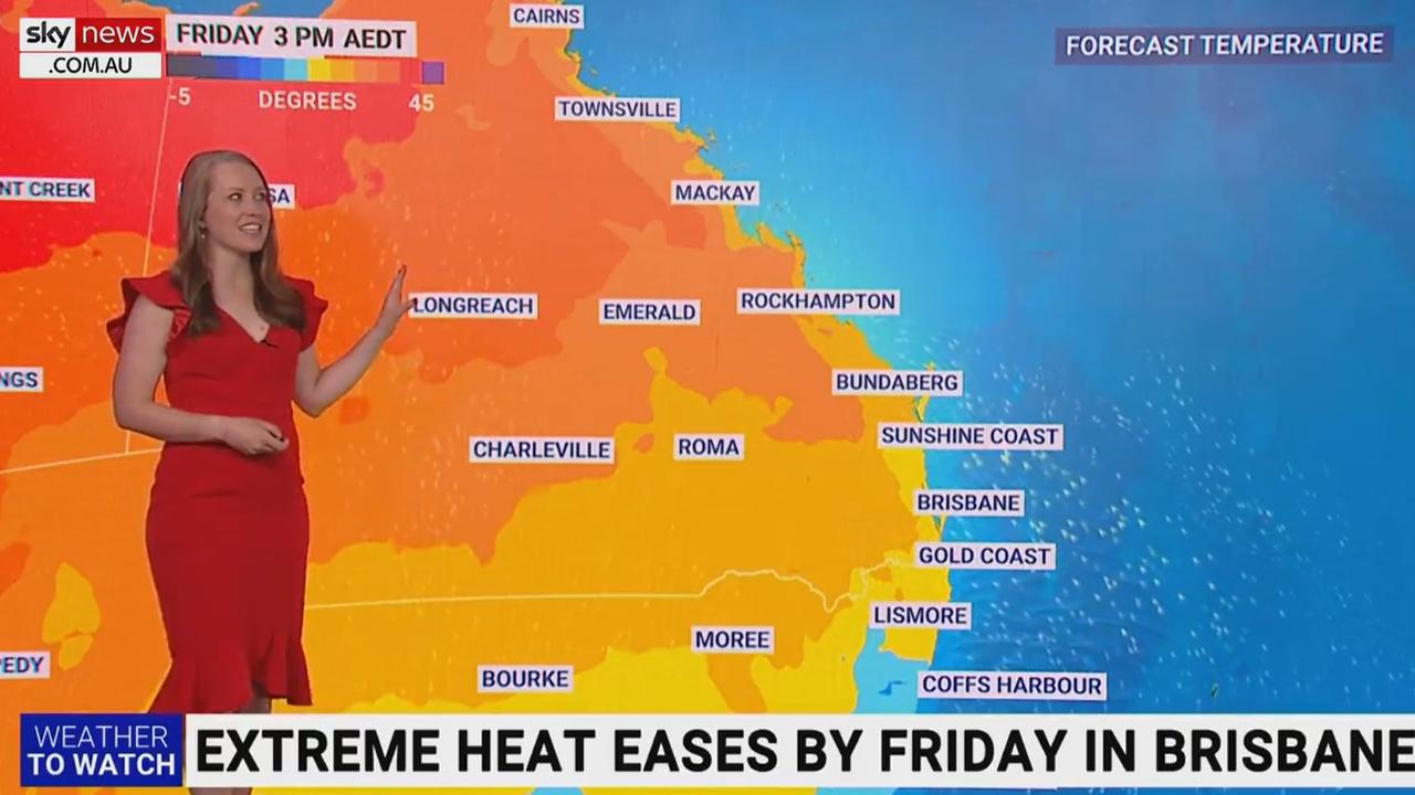 Australia weather forecast Heatwave in Brisbane to end but continue in