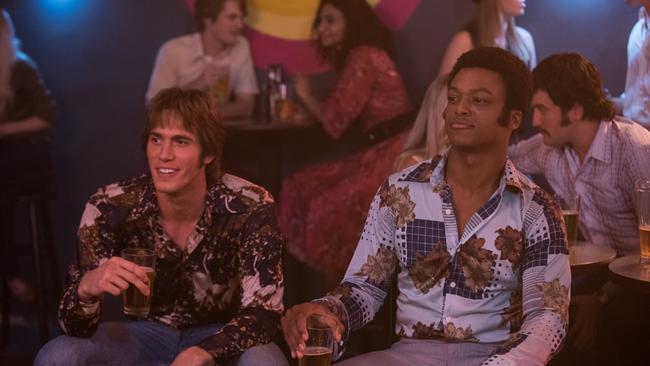 Blake Jenner, left, in Everybody Wants Some!! Picture: Village Roadshow