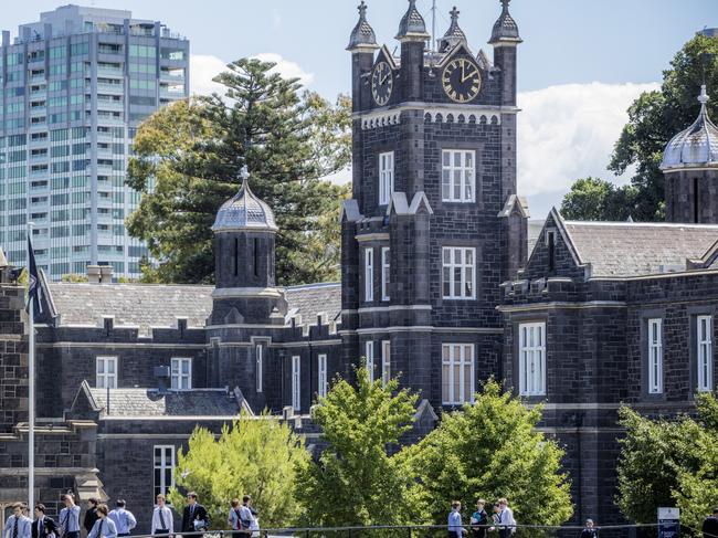 Melbourne Grammar School's campus in the CBD. The school is chair of an international group of boarding schools, which offer each other expertise and support.