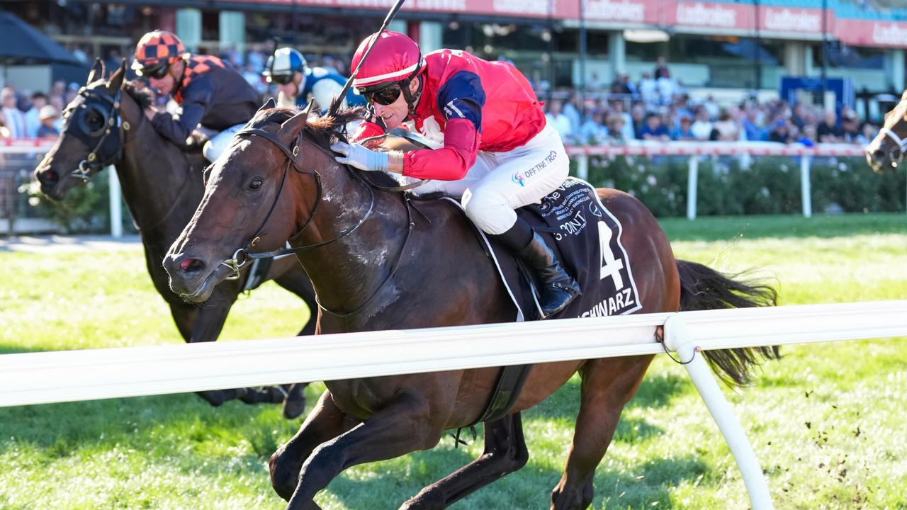 Schwarz is bound for the Doomben 10,000. Picture: Scott Barbour-Racing Photos via Getty Images.