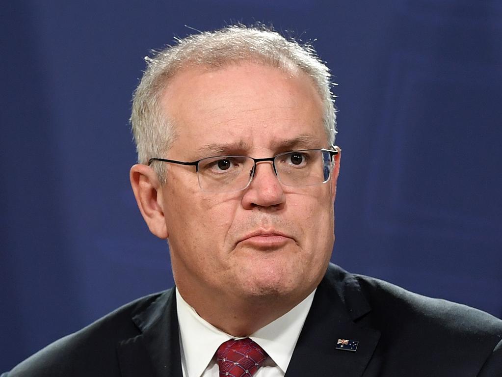 Prime Minister Scott Morrison speaks to media in Sydney on Friday. Picture: NCA NewsWire/Joel Carrett