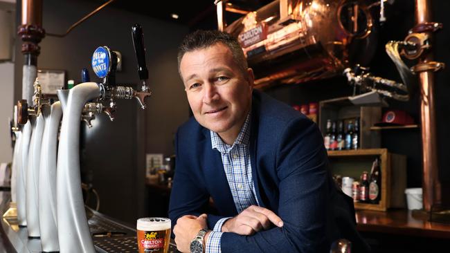 26/06/19 Carlton United Breweries (CUB) CEO Peter Filipovic at their brewhouse in Abbotsford. Aaron Francis/The Australian