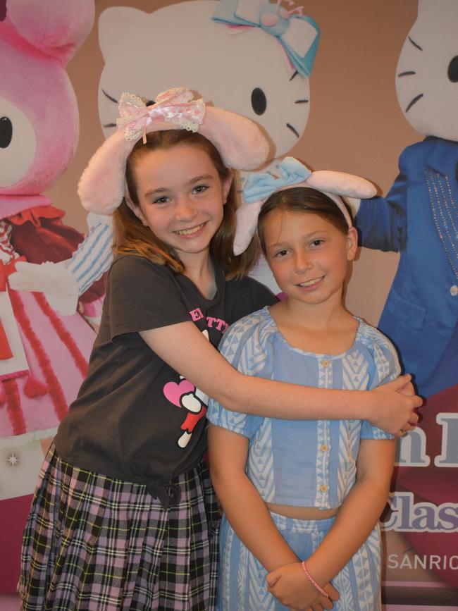 Hannah Dickson and Evie Signorini at Hello Kitty’s Symphony Concert in Brisbane, Australia. Photos: Georgie Walker.