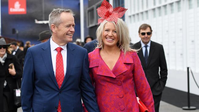 Chloe Shorten with husband Bill.