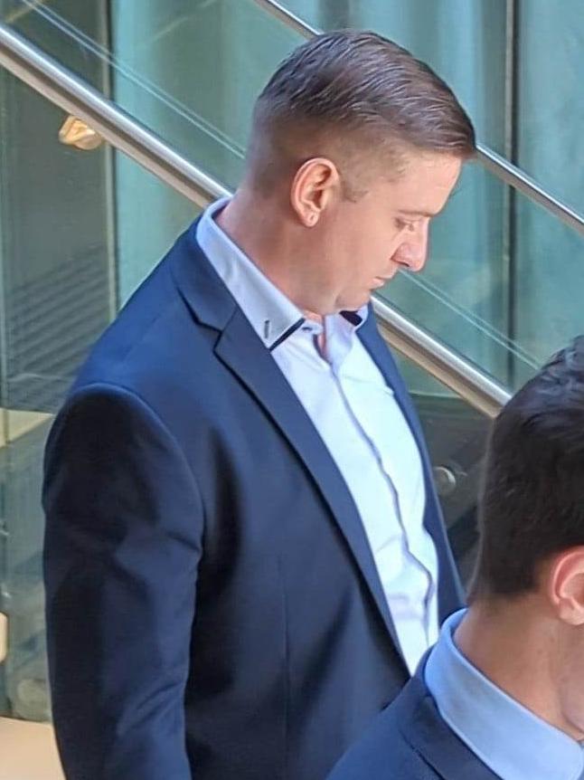 Aaron Danyel Hill, 32, has been committed to stand trial over the alleged manslaughter of his then-girlfriend's daughter Rylee Rose Black in a hot car in 2020. Picture: Katie Hall