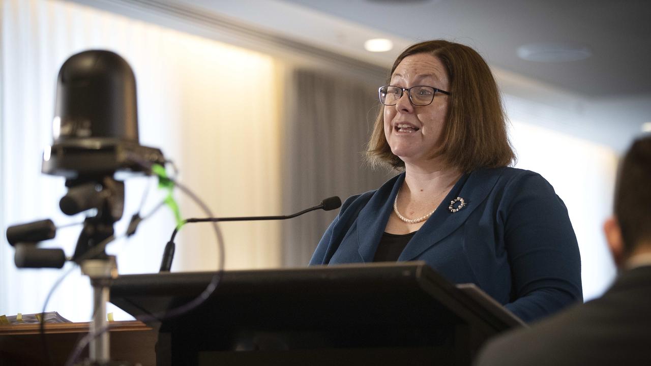 Commission of Inquiry, Counsel Assisting Rachel Ellyard delivered the opening address. Picture: Chris Kidd