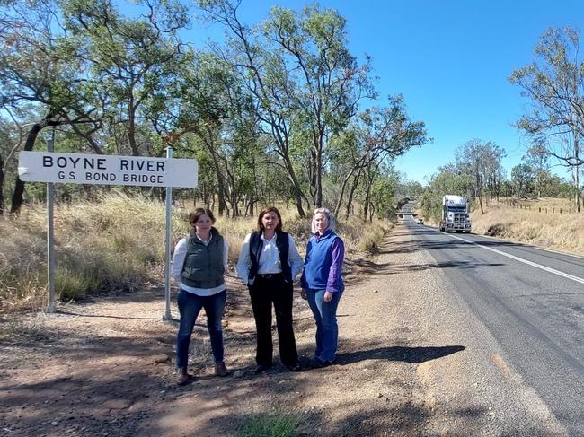 Nanango MP Deb Frecklington said GS Bond Bridge is in desperate need of complete replacement and realignment.