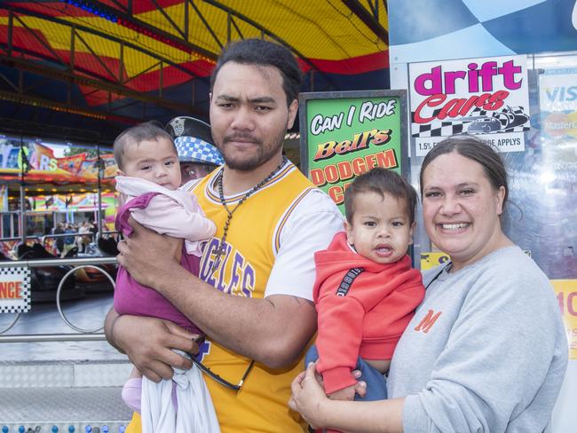 Simone Philp, Filipe Nau, Arieta Fetaiaimauso, Pule Fetaiaimauso Mildura Show 2024. Picture: Noel Fisher