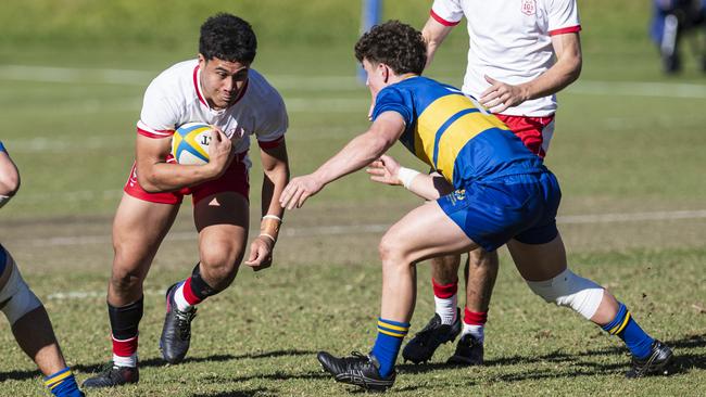 Ezalle Matautia of Ipswich Grammar School. Picture: Kevin Farmer