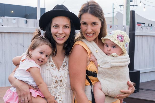 Lenka Janusova, Marianna Janusova, Rosie Dwyer and Mila Rose Woolcott,The Pulse for EL RANCHERO Launch at West Burleigh Heads, April 7 2023. Picture: Steven Grevis