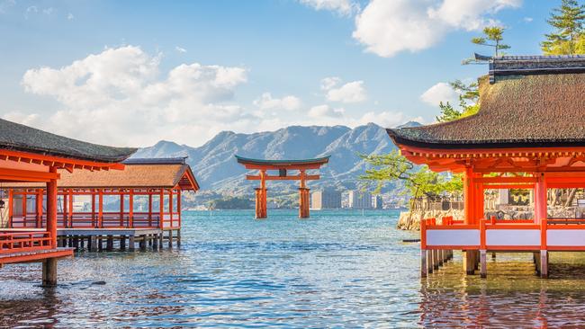 The Shrine is the gateway of a 1400-year-old UNESCO World Heritage site in the Hiroshima prefecture. Picture: ESCAPE