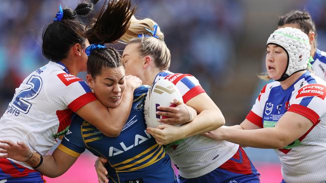 Kennedy Cherrington is going nowhere after she signed a new three-year deal with the Eels. Picture: Mark Kolbe/Getty Images