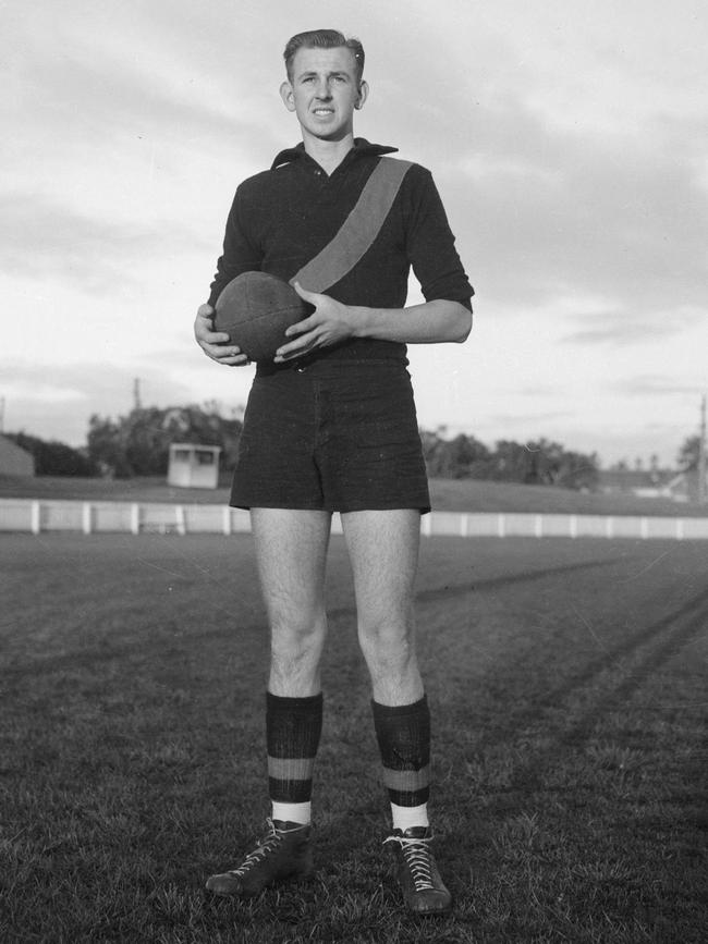 Unley High’s John Gill while playing with Essendon.