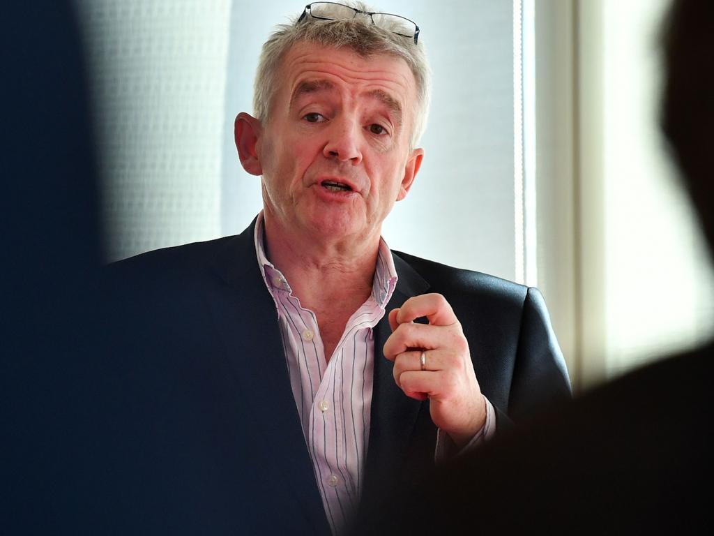 Ryanair CEO Michael O’Leary has described what happened on the diverted plane to a British parliament committee. File image. Picture: Ben Stansall/AFP