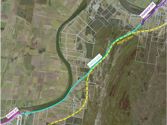 Langs Way is one of the proposed new names for a street after the new Pacific Highway alignment.