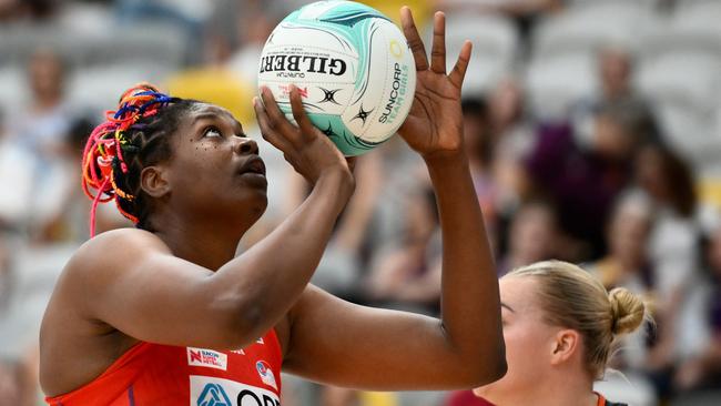 Romelda Aiken George has joined the NSW Swifts. Picture: Getty Images