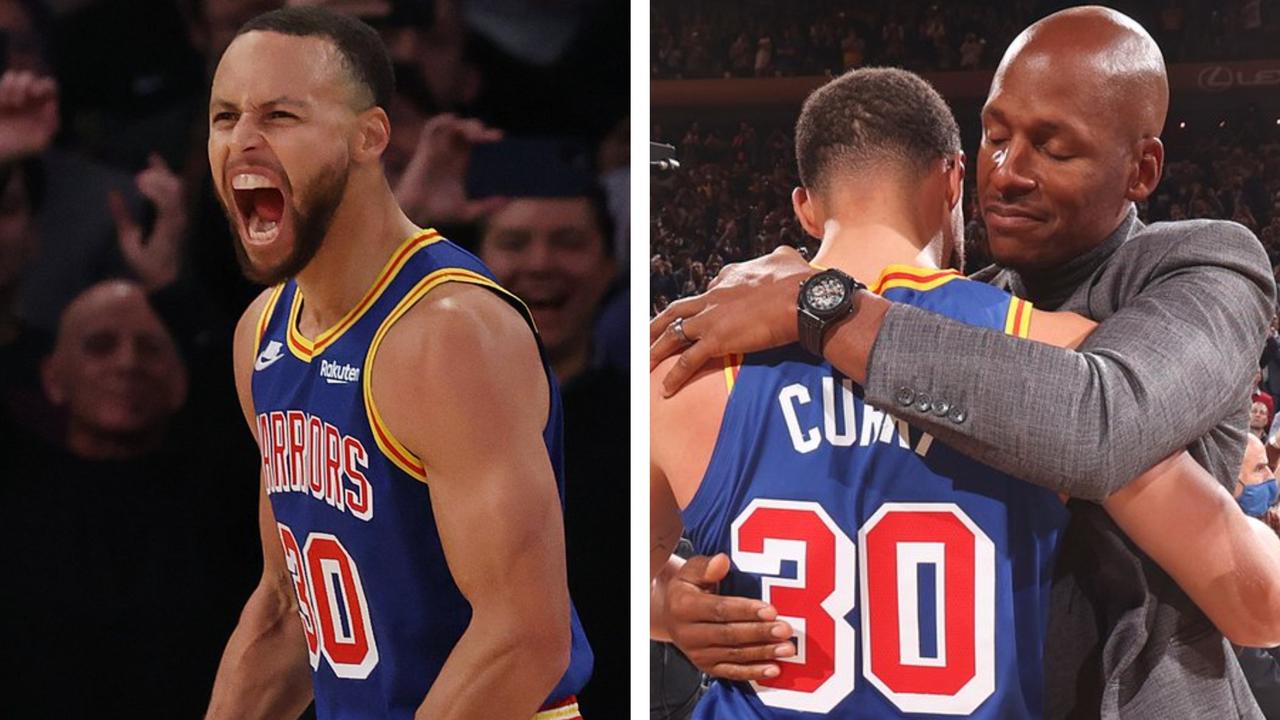 Stephen Curry breaks Ray Allen's all-time 3-point record at Madison Square  Garden in Warriors' win over Knicks 