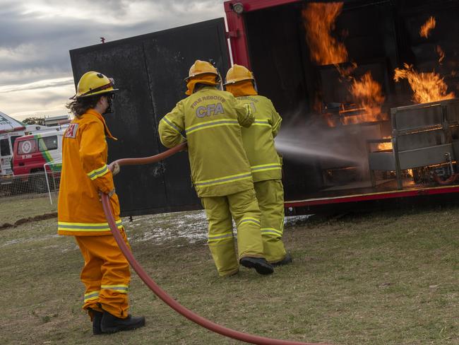 CFA fire safety exhibition at the 2024 Swan Hill Show Picture: Noel Fisher.