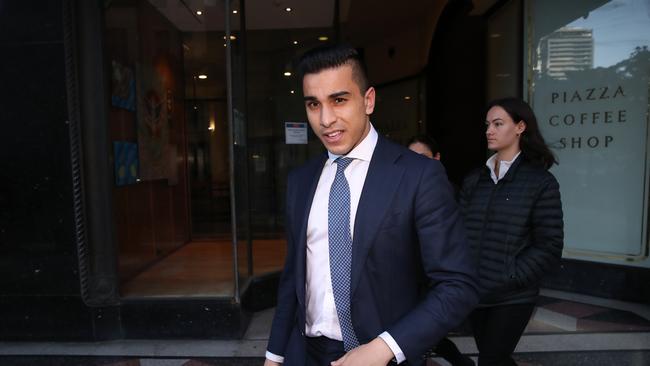 Koray Kuroz leaving court in July. He has since been found guilty of serious drug matters. Picture: David Swift