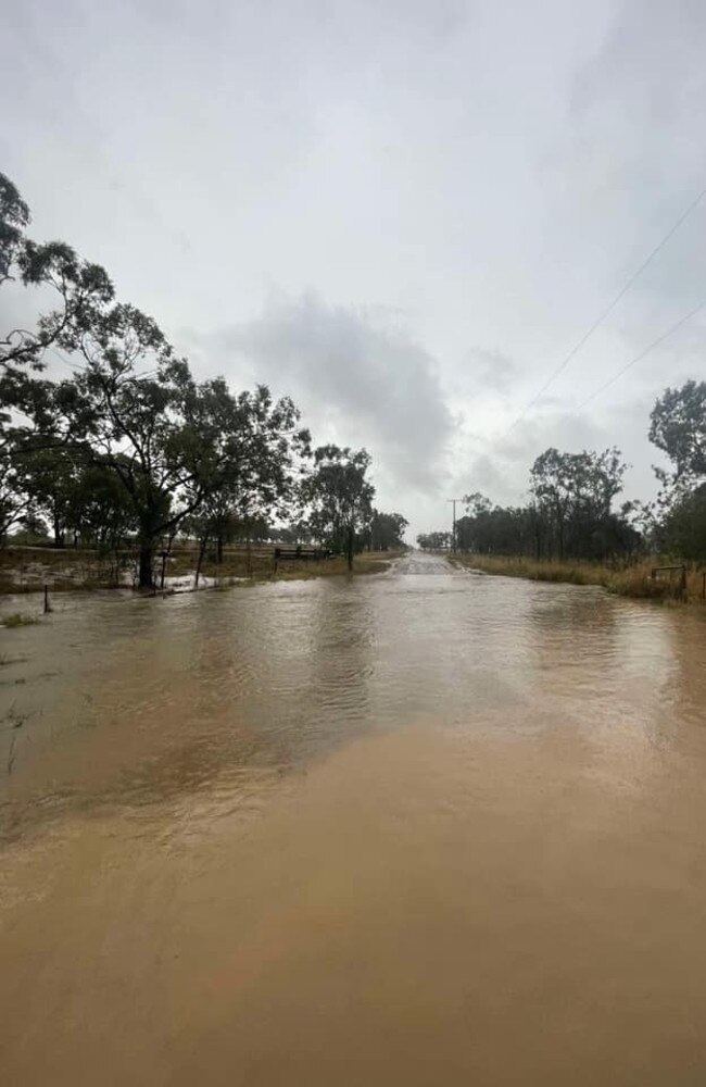 Salena McBride said she had 194mm on Tea Tree Rd, near Bouldercombe. Picture: Contributed