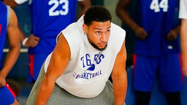 The 76ers have reportedly drawn up a shortlist of 30 players who could be involved in a trade deal for Ben Simmons. Picture: Supplied