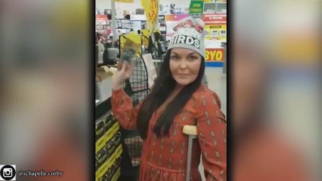 Schapelle Corby shops in JB Hi-Fi