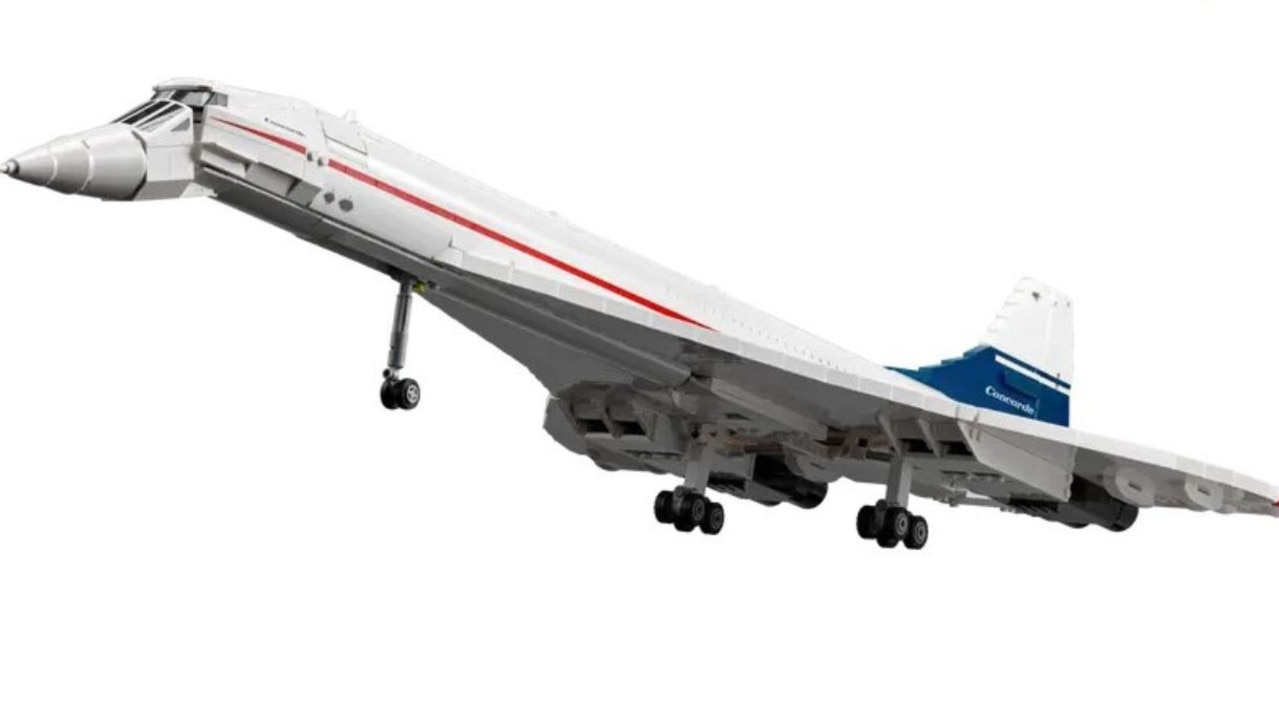 This might be as close as you can get to an authentic Concorde. Picture: LEGO