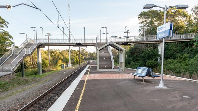 The young girl was allegedly released at Kotara Train Station after a horrific five hour ordeal. Picture: Monique Harmer.