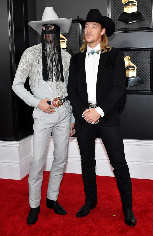 Orville Peck and Diplo. Picture: Getty Images