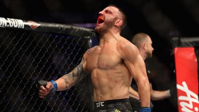 Alex Volkanovski on the verge of a world title. Picture: Getty Images