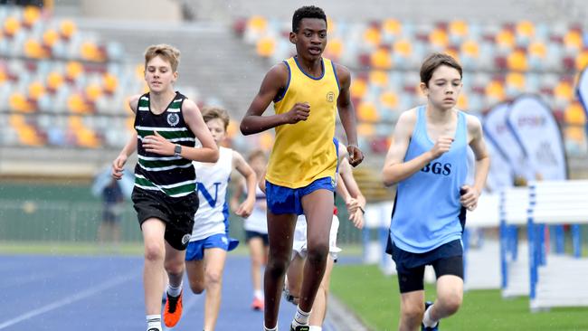 GPS track and field champion action from the junior and senior carnival. Friday October 21, 2022. Picture, John Gass