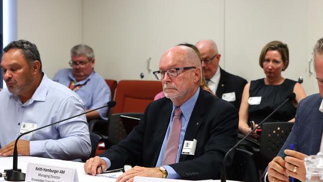 Inquiry into Youth Justice Reform in Queensland at Brisbane parliament – Keith Hamburger AM, Managing Director Knowledge Consulting Pty Ltd Brisbane Thursday 23rd November 2023 Picture David Clark