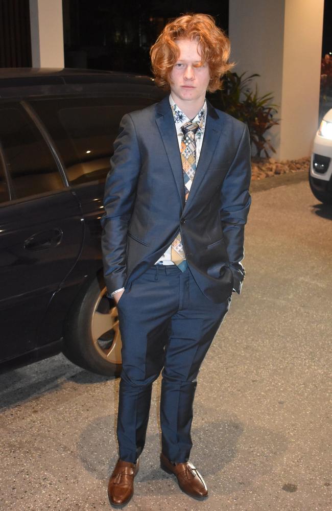 Alex arriving at the 2022 Noosa District State High School Formal. Picture: Eddie Franklin