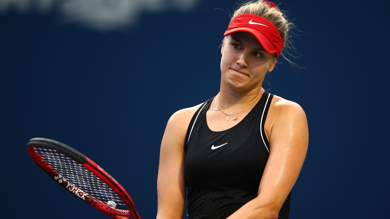 Eugenie Bouchard is starting a new chapter in her tennis career. Photo: Getty Images