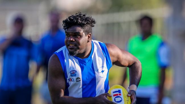 South Alice Springs beat CAFL premiers Pioneer in Round 9 of the 2023 CAFL season. Picture: Charlie Lowson / AFLNT Media