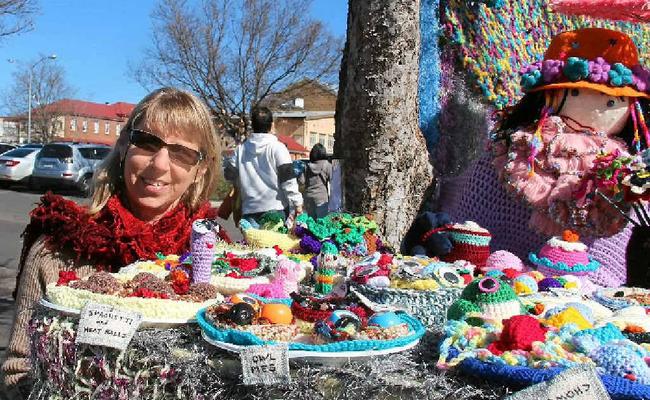 Artist Sue Dennis visited all 112 trees to judge the best in each category. Picture: Erin Smith