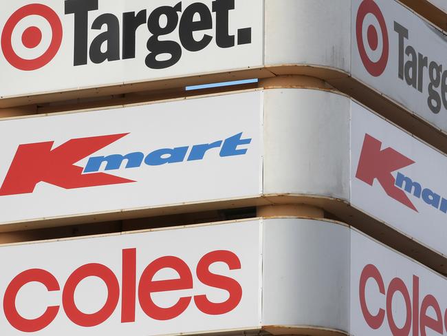 Coles and Kmart signage and trolley The Target Corp., Kmart and Coles logos are displayed on a sign in Perth, Australia, on Monday, July 26, 2010. Wesfarmers Ltd., Australia's second-largest retailer, said sales at its Coles unit rose in the fourth quarter as the division's convenience stores and revamped fresh food areas in supermarkets drew more customers. Signs. Photographer: Tony Ashby/Bloomberg