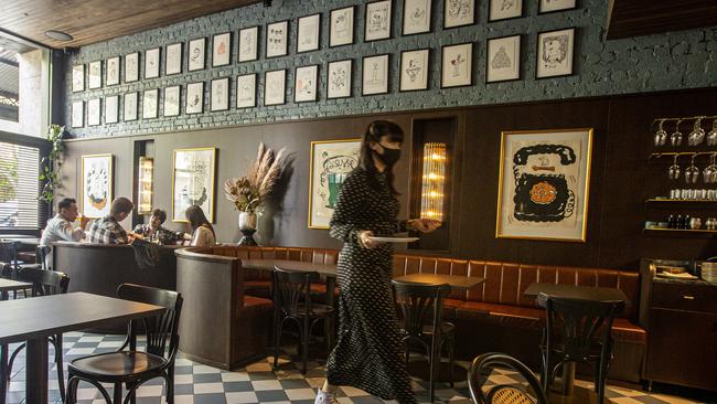 Poodle’s dining room. Picture: Wayne Taylor