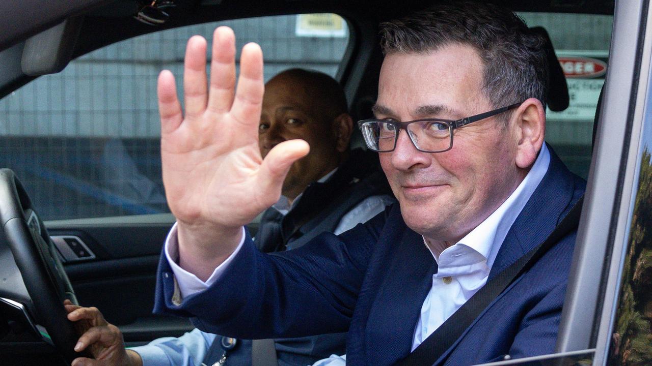 Former Victorian Premier Daniel Andrews leaves Victorian Parliament House. Picture: Asanka Ratnayake/Getty Images