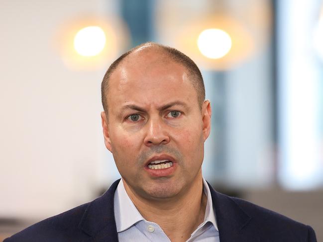 Federal Treasurer Josh Frydenberg. Picture : NCA NewsWire / Ian Currie