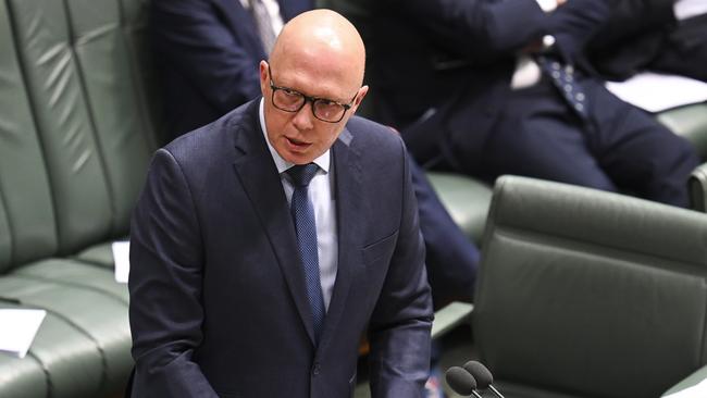 Peter Dutton has told his Coalition colleagues to prepare for a federal election in 2024. Picture: NCA NewsWire / Martin Ollman