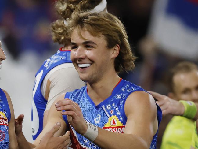 Ryley Sanders has cemented his place in Bevo’s side. Picture: Michael Klein
